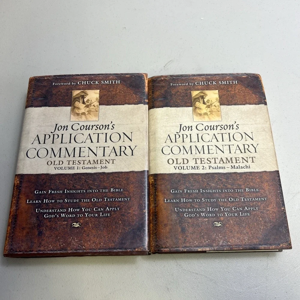 Jon Courson's Application Commentary Old‎ Testament Volumes 1 and 2  Book Set